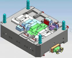 Drawing the mold structure and part drawings first in mold design