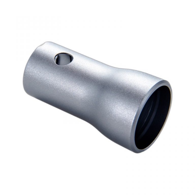 Non standard customized aluminum stainless steel flashlight shell sandblasting, oxidation, rolling, CNC turning and milling composite processing